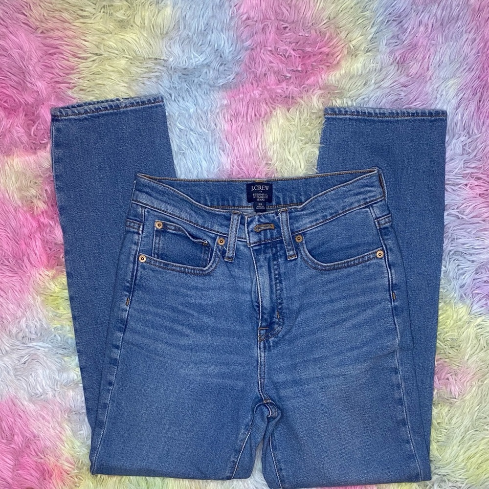J. Crew Classic Blue Straight Leg Jeans